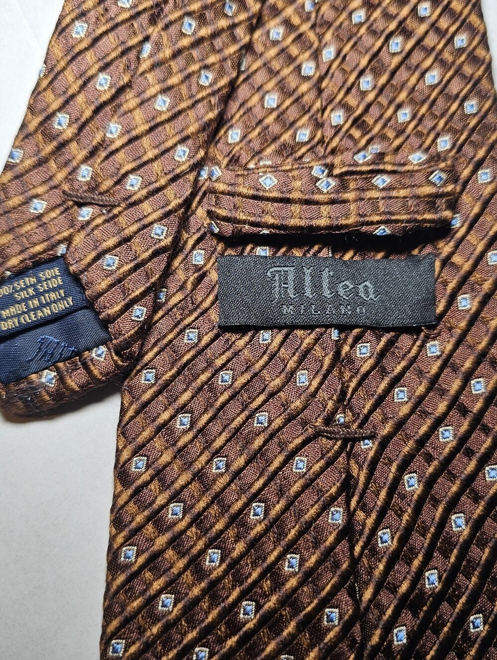 Altea Milano Silk Tie Italian 100% Silk